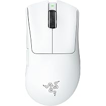 Razer Mouse para jogos sem fio DeathAdder V3 Pro: ergonômico leve